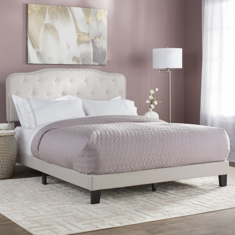 Andover Mills Callen Upholstered Standard Bed & Reviews Wayfair